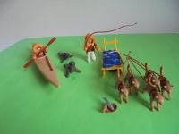 Playmobil 3466, Eskimo - Set  mit Husky - Schlitten und Kajak, Hessen - Fuldatal Vorschau