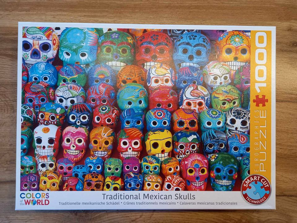 Eurographics Puzzle 1000 Teile Traditional Mexican Skulls in Uedem