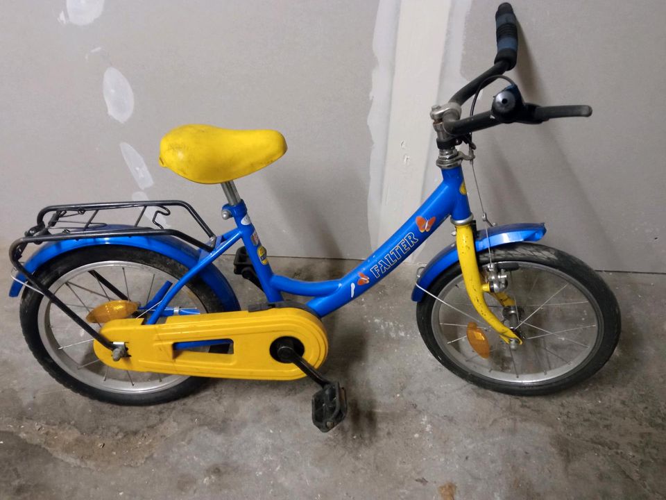 Kinderfahrrad 16 Zoll blau gelb in Duisburg