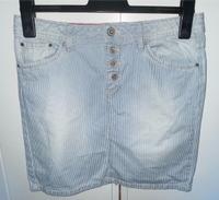 PEPE JEANS ROCK GR 16 176 gr 36 gestreift hellblau Jeansrock Saarland - Marpingen Vorschau