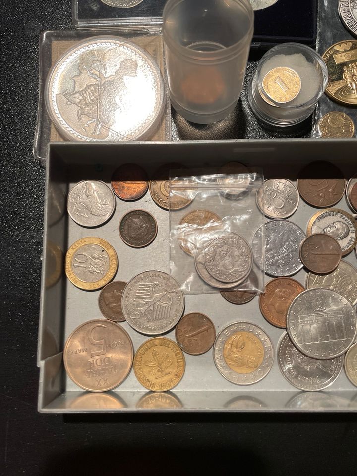 Münzen Medaillen Münze Sammlung Konvolut Flohmarkt in Langwedel