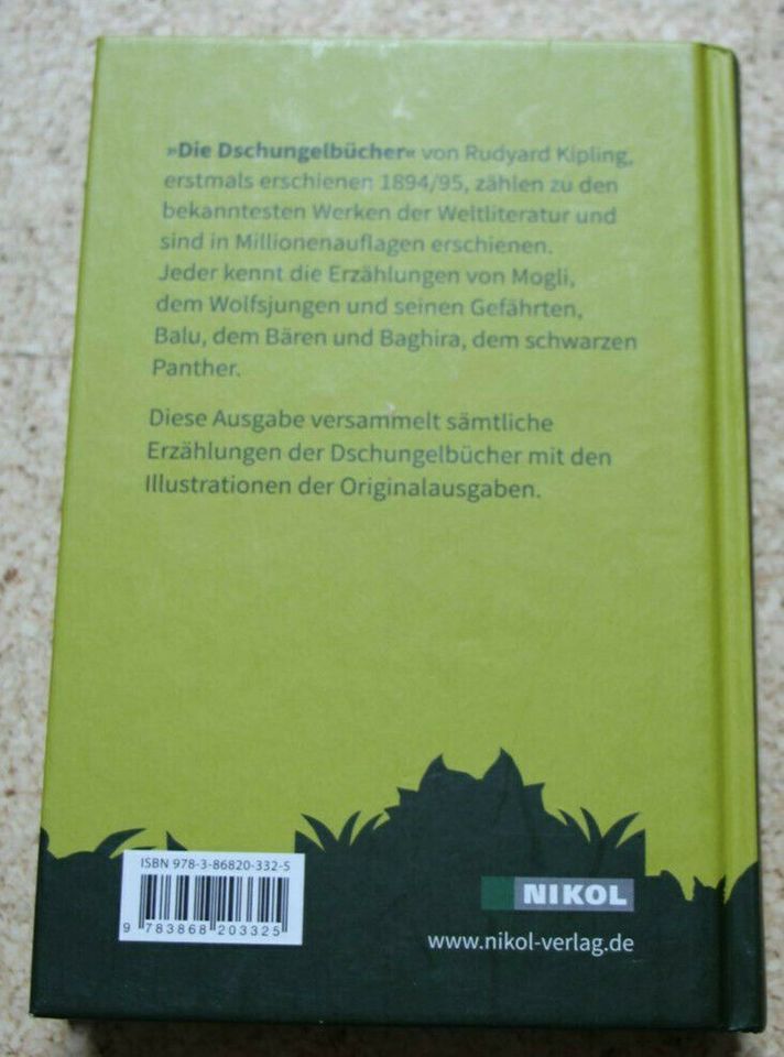 Die Dschungelbücher  von Rudyard Kipling Nikol Verlag in Rheinstetten