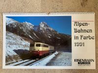 Eisenbahn Kurier 1991 Kalender Alpenbahnen in Farbe sehr gut Baden-Württemberg - Laupheim Vorschau