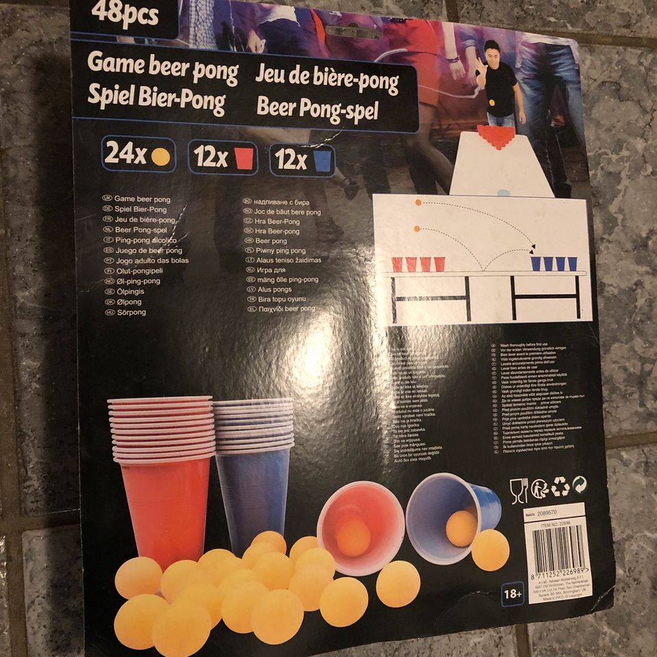 Bierpong Set neu in Ebstorf