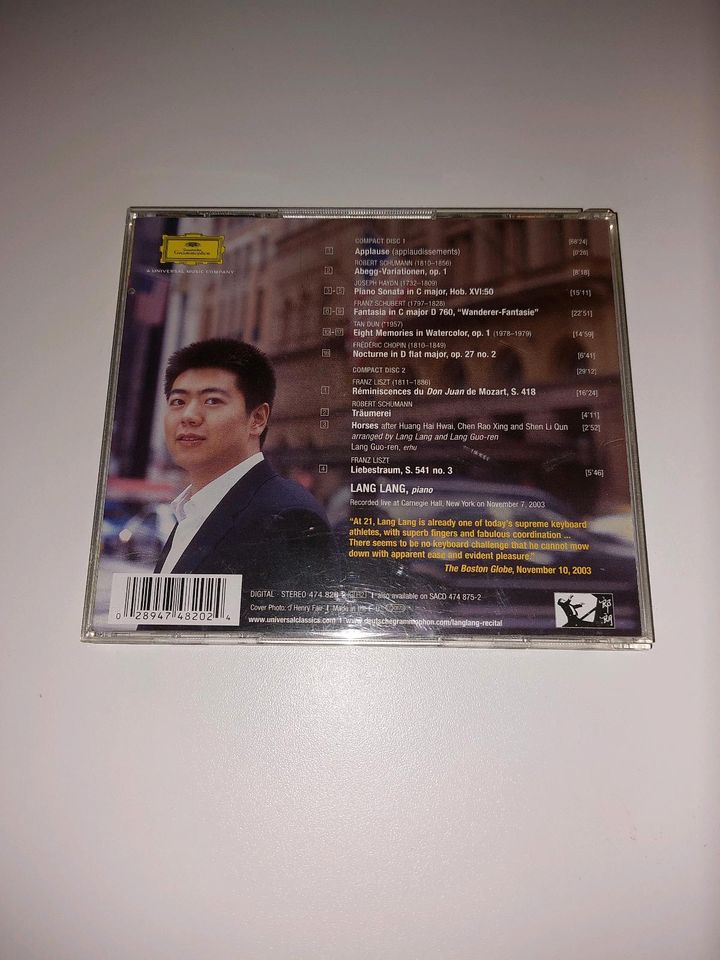 L lang lang live at Carnegie Hall CD in Kiel