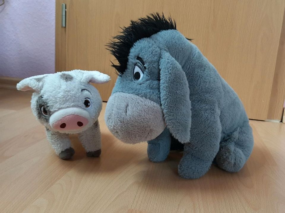 Disney Moana Schwein & Esel I-Aah Plüschtier in Gersdorf