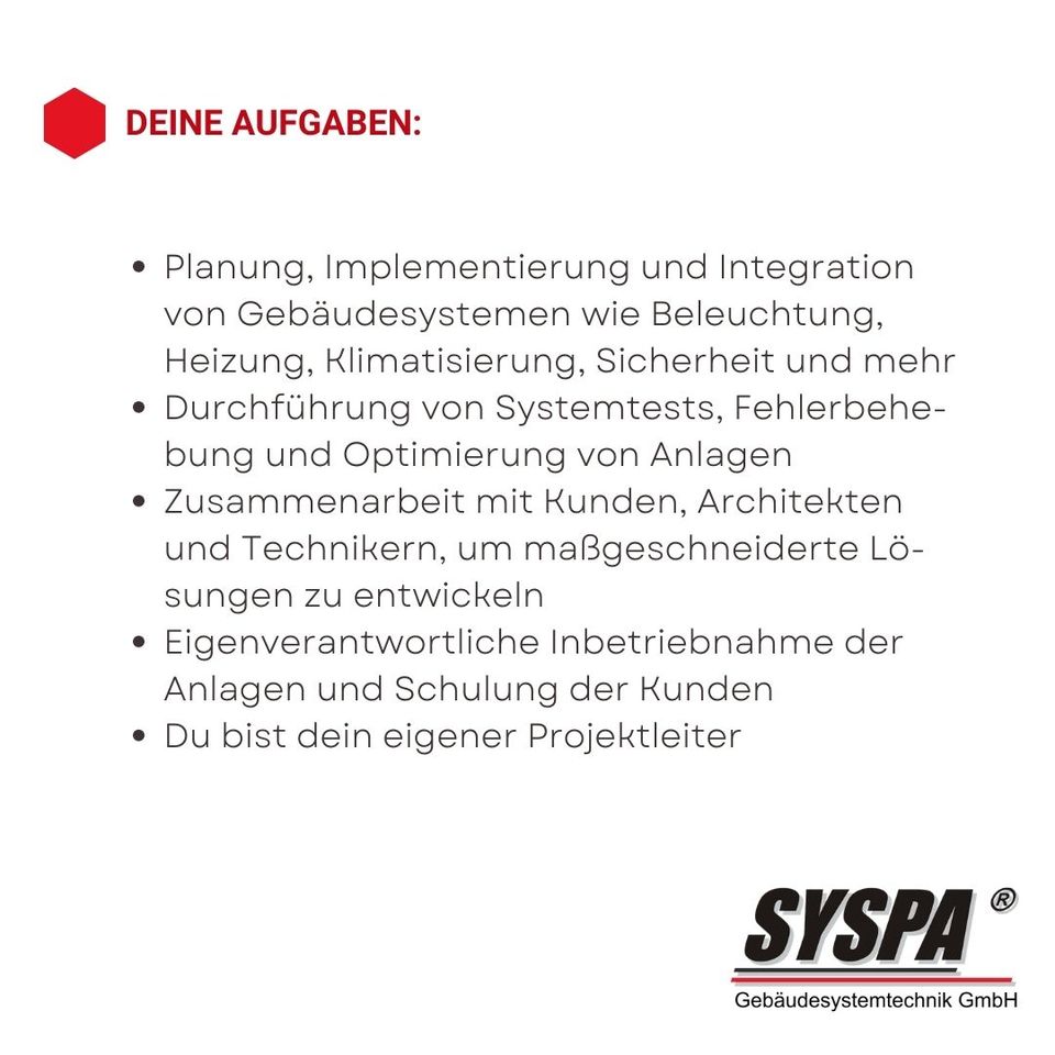 Systemintegrator Gebäudesystemtechnik / KNX-Enthusiast (m/w/d) in Essenbach