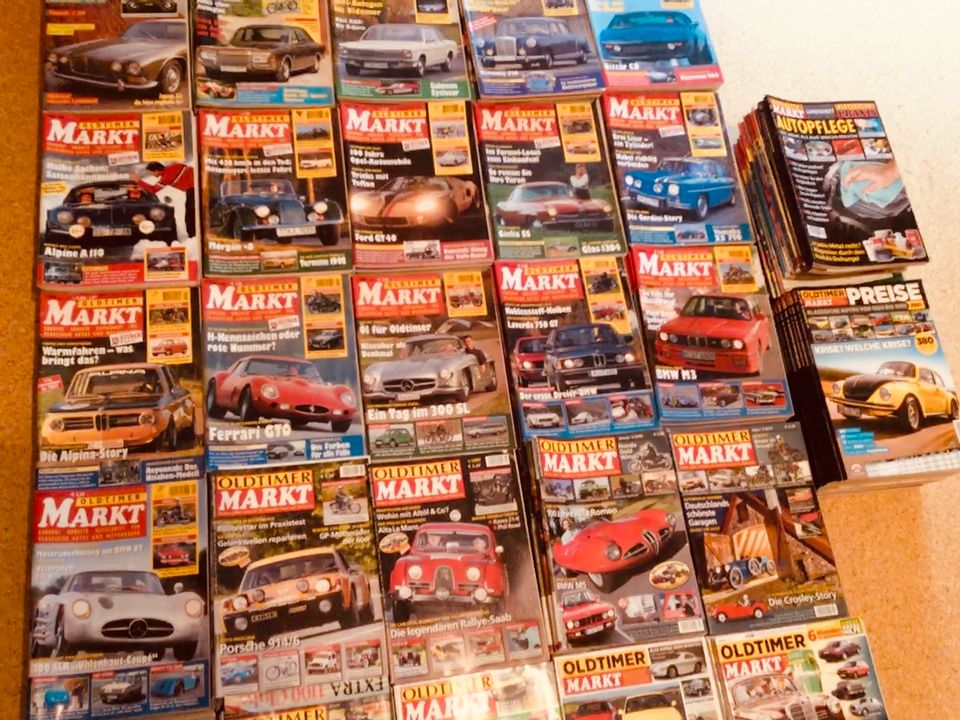 Oldtimer Markt 1982-2020, 523 Hefte, Sonderhefte, Konvolut in Zilshausen