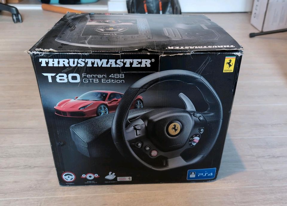 Lenkrad Thrustmaster T80 Ferrari (PC/Playstation) in Düsseldorf