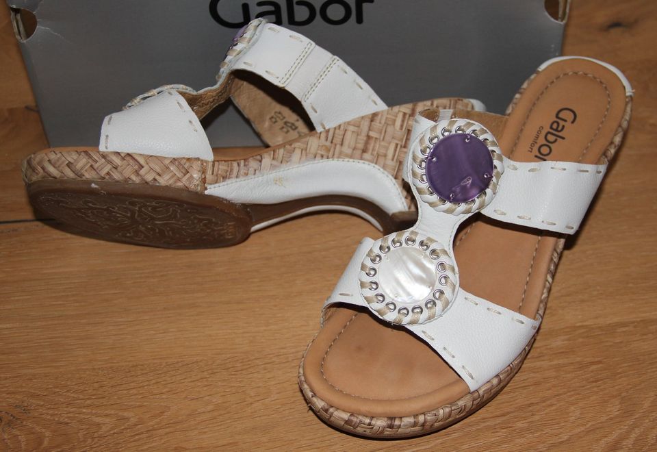 GABOR Sandalette mit Keilabsatz 45mm Größe 7 in Gengenbach