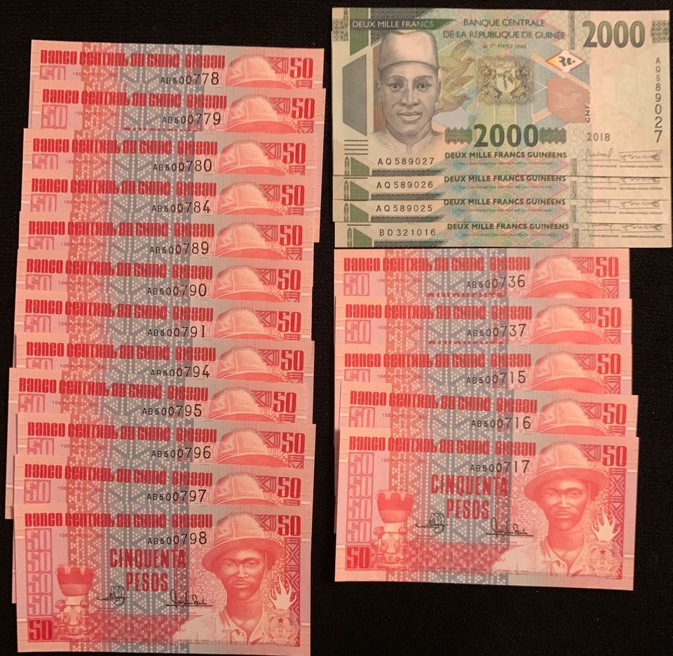 Verschiedene Länder Banknoten ab 1€ in Dillenburg