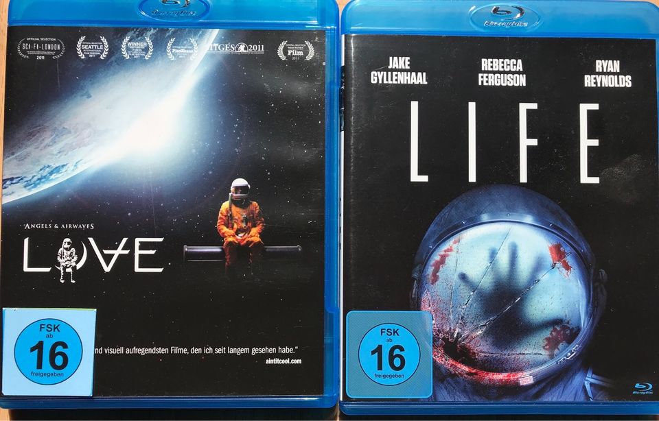 2SciFi Weltraumfilme Love & Life Bluray TOP wie neu in Dresden