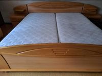 Bett mit Nachtschränken 180x200 cm Buche und Matratzen Niedersachsen - Dörverden Vorschau