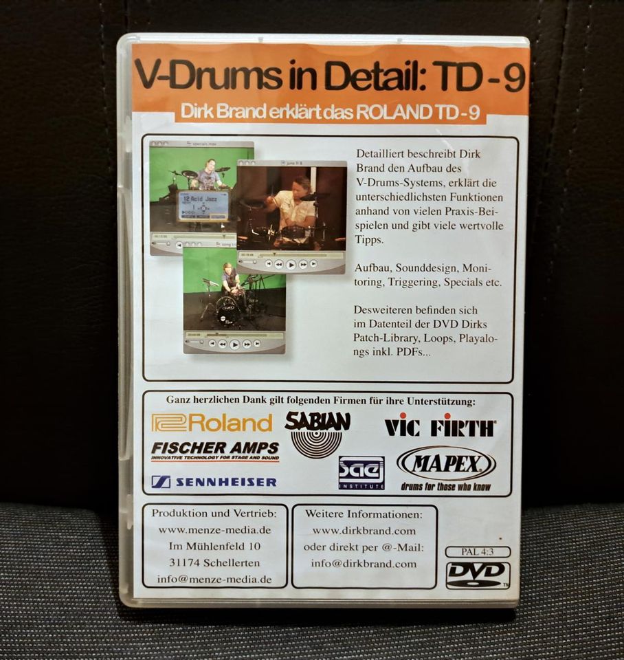 ROLAND V-Drums - Dirk Brand erklärt das TD9 DVD in Cuxhaven