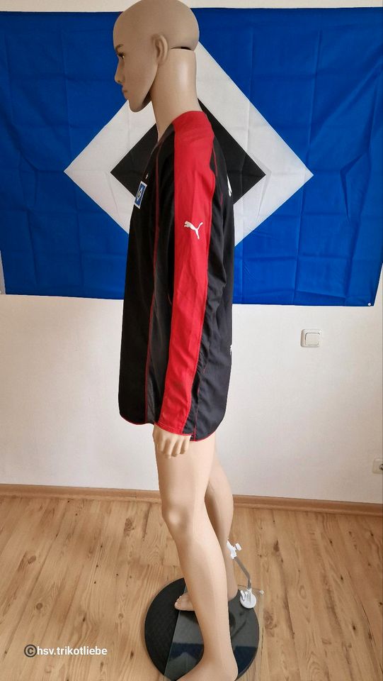 Hamburger SV Trikot, Matchworn, Puma, HSV, Wächter, Spielspuren in Lengerich