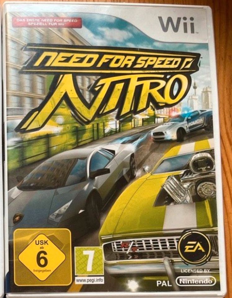 Need for Speed WII Spiel in Spay