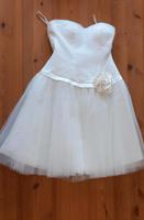 Brautkleid kurz / Standesamtkleid kurz ivory Bayern - Mellrichstadt Vorschau