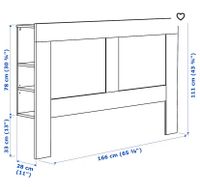 Ikea Bettkopfteil Brimnes Brandenburg - Potsdam Vorschau