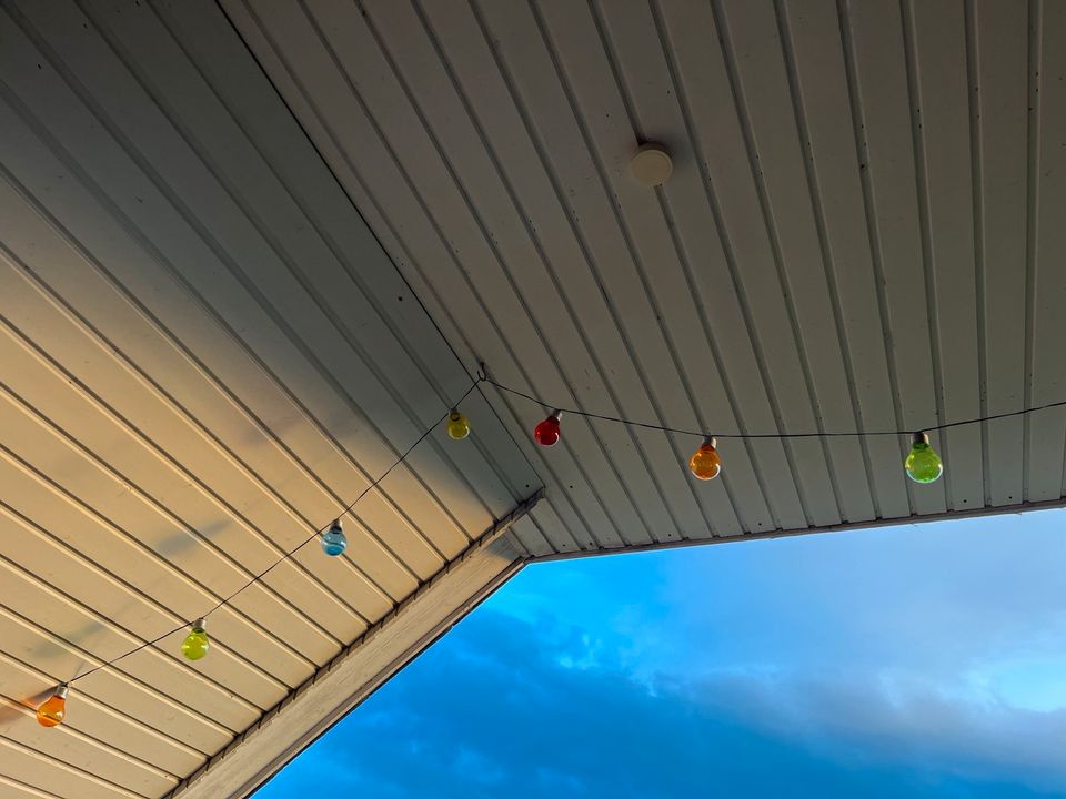 LED-Sommerlichterkette, innen/außen, 6Std-Timer, 10 Glühbirnen in Calberlah