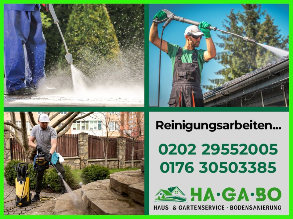 Gartenarbeiten · Reinigungsarbeiten · Gartenpflege · Faire Preise · Rasen mähen · Hecke schneiden · Grünschnittentsorgung · Gärtner · Terrassenreinigung · Steinreinigung · Haus und Gartenservice in Wuppertal