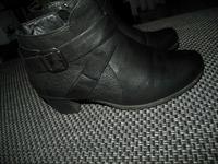 Think Ankle Boots Schwarz Leder Stiefelette 38-5 incl. Porto Saarland - Neunkirchen Vorschau