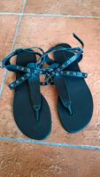 Sandalen 40 Leder Schwarz Hallhuber Bayern - Reichertshofen Vorschau