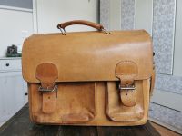 Tasche, Aktentasche, Umhängetasche, Leder,groß,Büro, Uni, Vintage Bayern - Hallbergmoos Vorschau