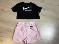 Nike Short Shirt Sporthose kurze Hose Sportdress Gr. S / M rosa Bayern - Waldkraiburg Vorschau