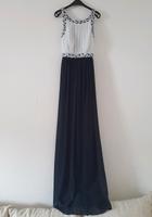Jake's Maxikleid Abiball Abikleid Hochzeit dunkelblau/weiß Gr.34 Baden-Württemberg - Esslingen Vorschau