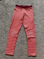 Handmade Leggings Gummibund 134/140 rot orange gemustert Bayern - Altenmarkt Vorschau