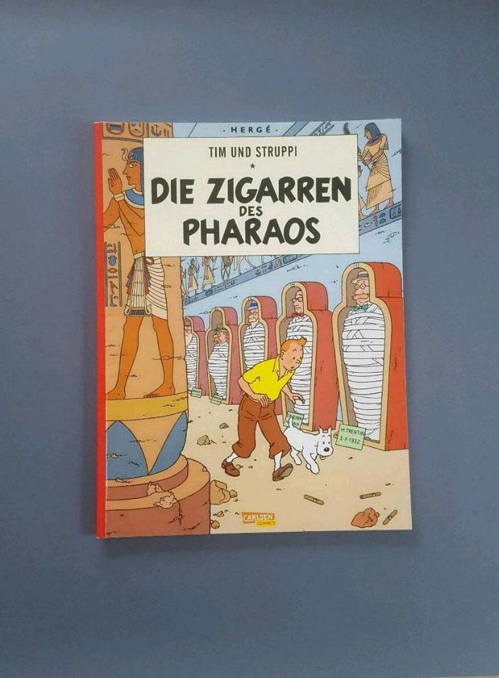 Tim und Struppi DIE ZIGARREN DES PHARAOS Herge Carlson Verlag in Weil am Rhein