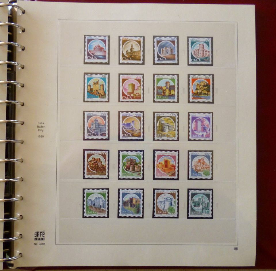 Briefmarken Italien, postfrisch, komplett 1961-1985,1987 Safealb. in Grabenstätt