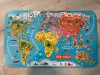 Puzzle Weltkarte aus Holz Magnetische Puzzleteile ab 7 Jahre Schleswig-Holstein - Kellinghusen Vorschau