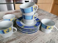 *wie neu*Teeservice 6er Set Tassen+Untersetzer Veilchen blau gelb Saarland - Nohfelden Vorschau