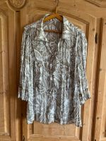 Bluse Tunika Sommerbluse 3/4 Arm Gr. XL / 42/44 Blumen weiß taupe Hessen - Oberursel (Taunus) Vorschau