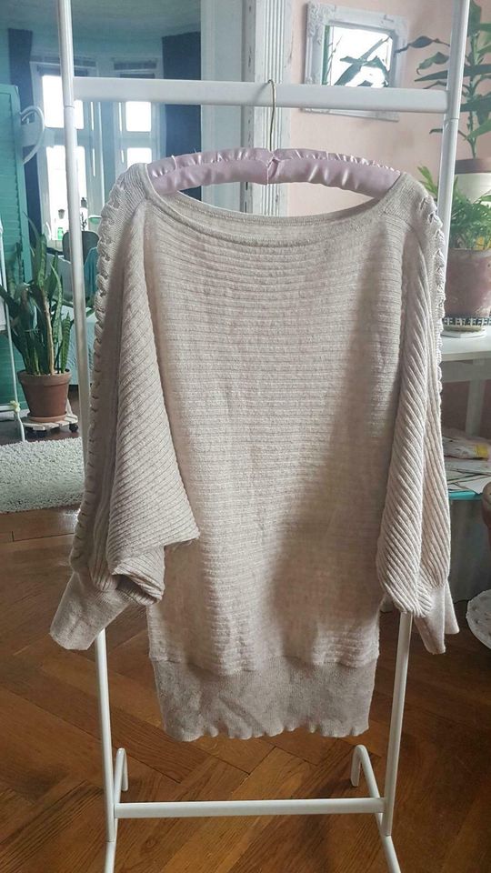 Wollpullover sandfarben beige Pullover vintage retro Wolle warm in Berlin