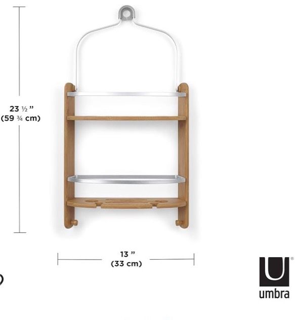 Umbra Shower Caddy, Duschregal, Duschablage Bambus in Herscheid