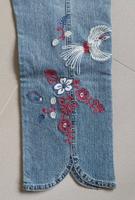3/4Jeans von Esprit mit Blumenverzierungen, Größe 38 Hessen - Weilmünster Vorschau