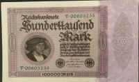 100000 Mark Reichsbanknote 1923 Berlin - Charlottenburg Vorschau