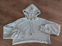 Pulli kurz grau Hoodie Bershka Gr. XS Mädchen Bayern - Friedberg Vorschau