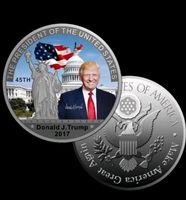 Münze Donald Trump / USA WAHL - MEDAILLE - SILBER AUFLAGE Nordrhein-Westfalen - Lemgo Vorschau