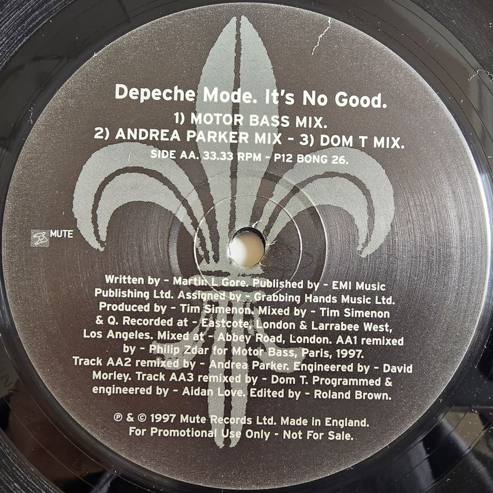 12" Vinyl Depeche Mode – It's No Good, Promo, UK, selten in Oberhausen