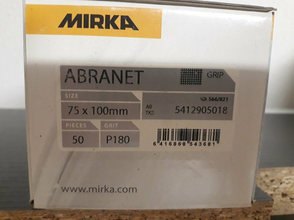 Mirka Abranet schleifstreifen 75x100 mm Korn 180 in Bayreuth