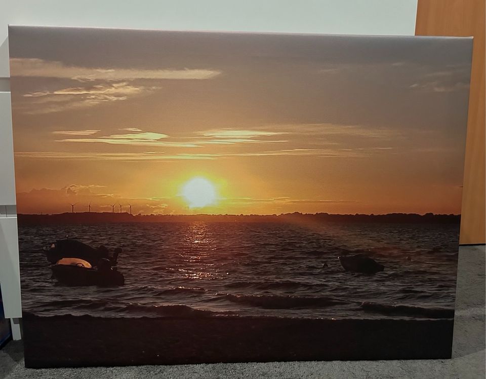 Foto auf Leinwand vom Strand an der Ostsee (selbstaufgenommen) in Harsefeld