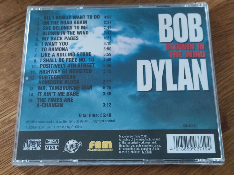 Bob Dylan - Blowin in the wind (CD) in Birkenwerder