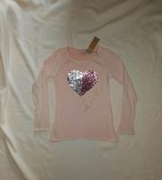 Langarmshirt Wende-Pailletten Mädchen 134/140 rosa Hessen - Marburg Vorschau