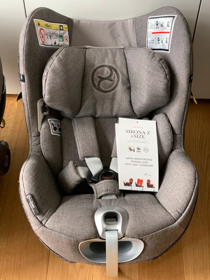 Cybex Sirona Z i-Size plus Soho grey mid grey grau Kindersitz in Montabaur