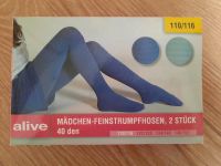 *neu* 2 Feinstrumpfhosen Strumpfhosen alive blau Gr. 110/116 Bayern - Großaitingen Vorschau