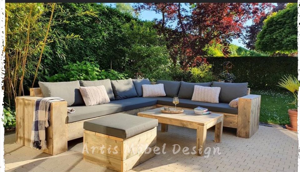 Gartenlounge Ecksofa Gastronomiemöbel Loungemöbel Set Ecklounge in Oberhausen