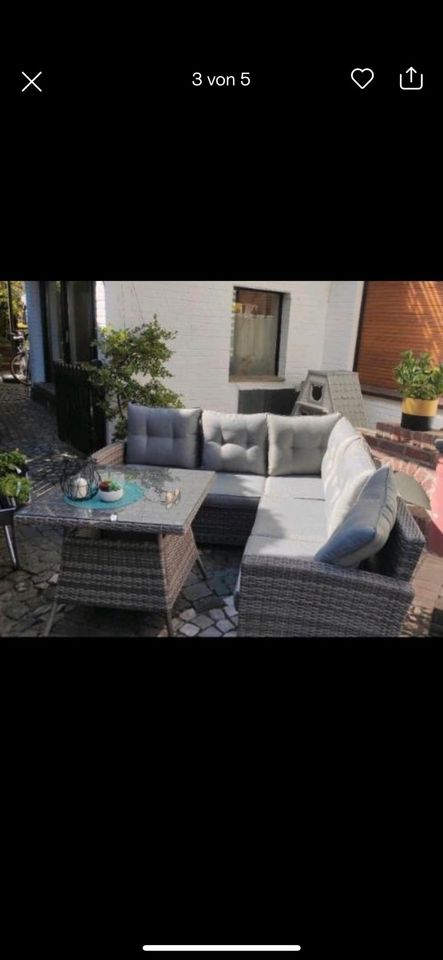 Gartenlounge Lounge Sitzgruppe Outdoor Tisch Esstisch in Mönchengladbach